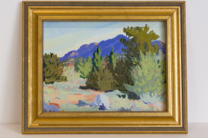 Amelia White Park Study - 1994 Oil on Canvas