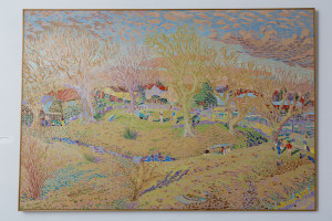 Calhoon Park, Roswell - 1985 Oil on Canvas